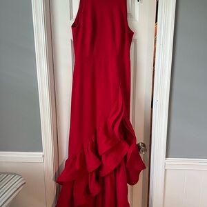 Elegant Red Evening Gown